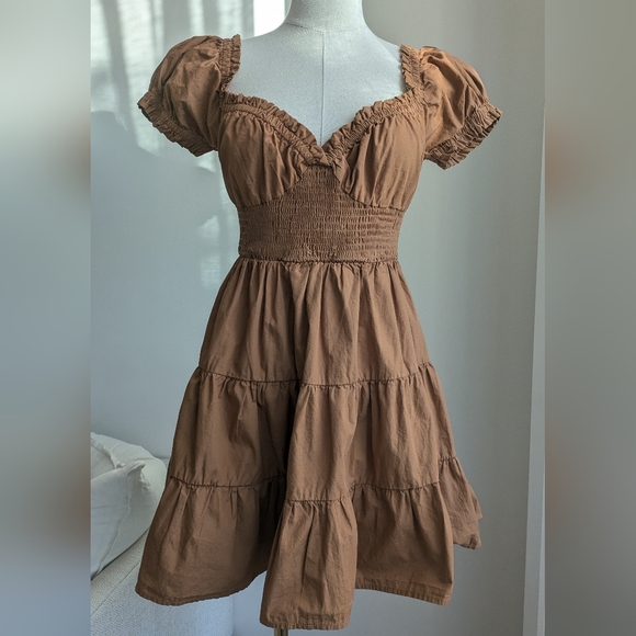 Mable Shirred Mini Dress - Picture 8 of 8